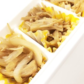 えのきと玉ねぎの炒め