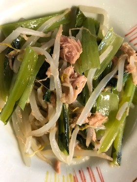 親子で食べる野菜のシーチキン炒め