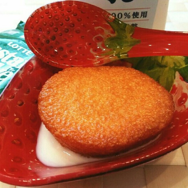 ロッテカスタードケーキ あーこ姐の食べ方 レシピ 作り方 By あーこ姐 クックパッド