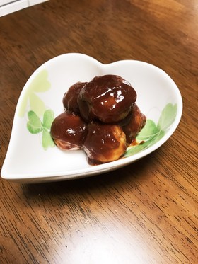 揚げない☆おから入り煮込みミートボール
