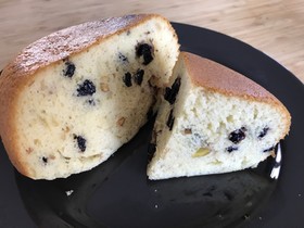 簡単炊飯器でHMブルーベリーナッツケーキ