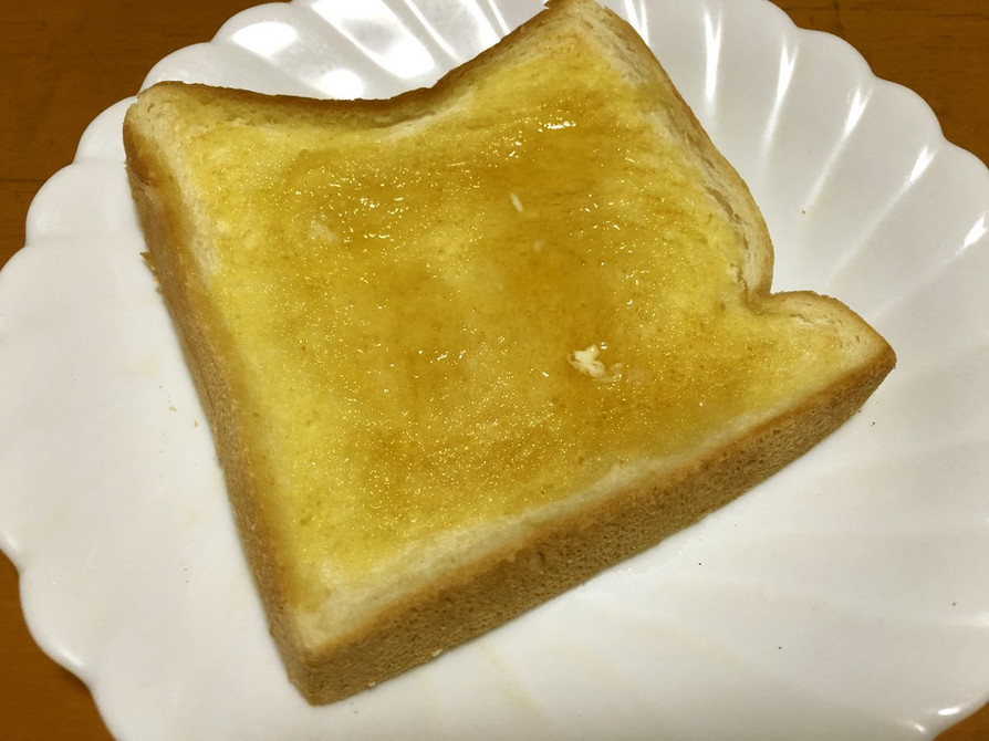 甘いハニーバタートーストの画像