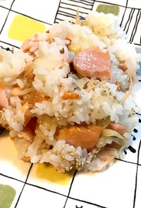 鮭とミョウガのお寿司