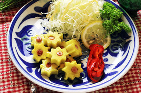 お弁当に♪可愛い!ちくわぶのお花ソテー