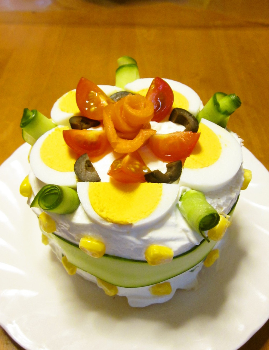 スモーガストルタ♡サンドイッチケーキの画像