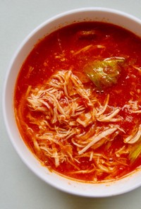 ヘルシー鶏スープ（トマト）