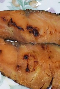生秋鮭の西京焼き