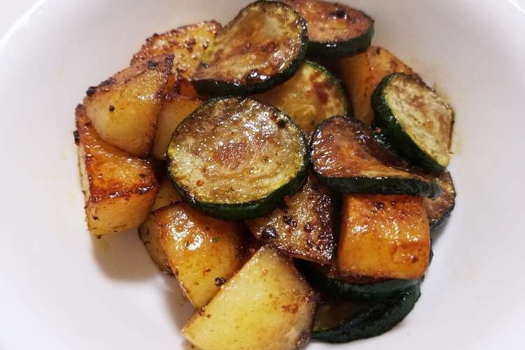 簡単 じゃがいもとズッキーニの炒め物 レシピ 作り方 By ぱむたんdx クックパッド 簡単おいしいみんなのレシピが355万品