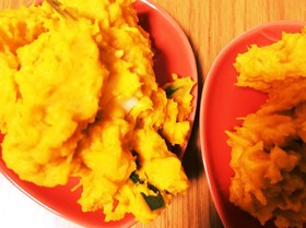 ゆで卵とチーズのかぼちゃサラダ