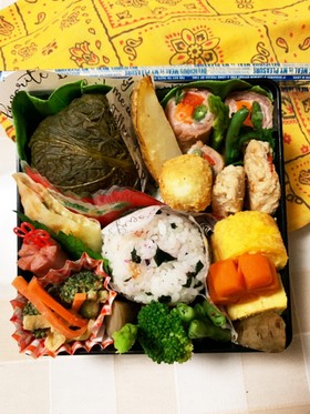 簡単おかずたっぷりお弁当★