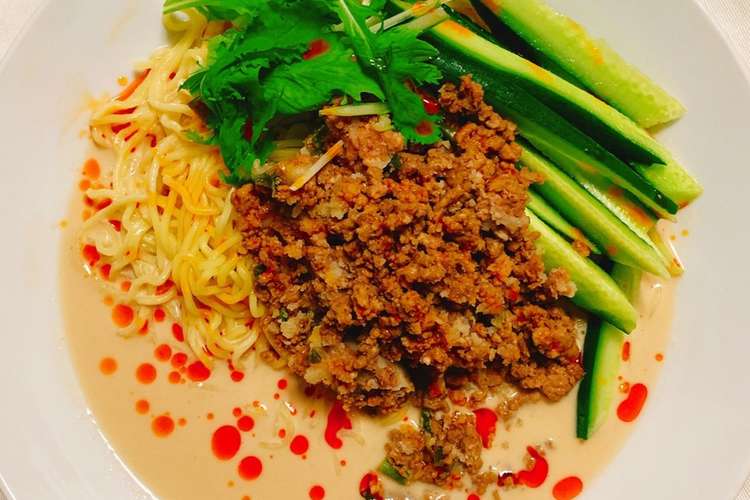 夏の終わりに 冷やし坦々麺 レシピ 作り方 By りばーびっぐ クックパッド 簡単おいしいみんなのレシピが356万品