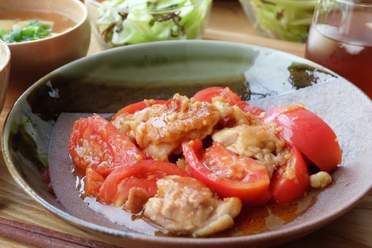 夏バテ対策 鶏肉とトマトのにんにく炒め レシピ 作り方 By ゆり子 ママレシピ クックパッド