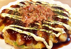 オートミールで!ダシ香る海鮮お好み焼き