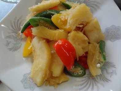 「上越野菜」なます南瓜のカレー炒めの写真