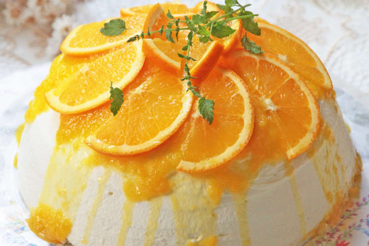 オレンジライム 綺麗な甘さのドームケーキ レシピ 作り方 By Minntamama クックパッド