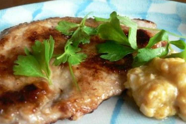 豚ロース肉のソテー 卵ソース レシピ 作り方 By おしす クックパッド