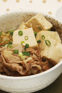 豚ばら肉の肉豆腐