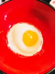 レンジで簡単温泉卵の写真