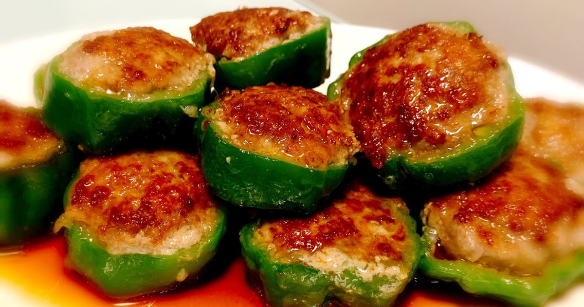 七面鳥の肉詰めピーマンのレシピ