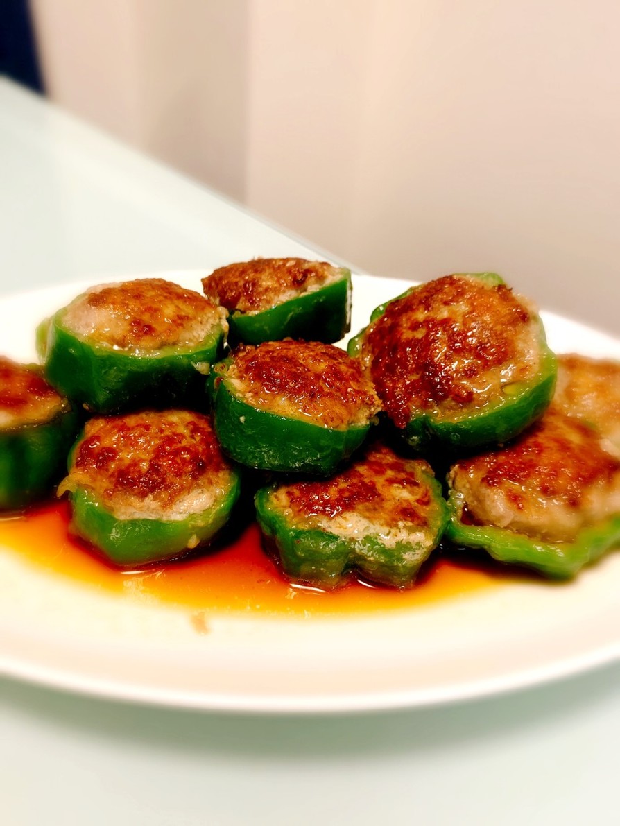 圧力鍋で作るケイジャンスパイスのピーマン肉詰めレシピ