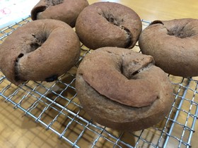 大豆粉ココアベーグル 糖質オフ