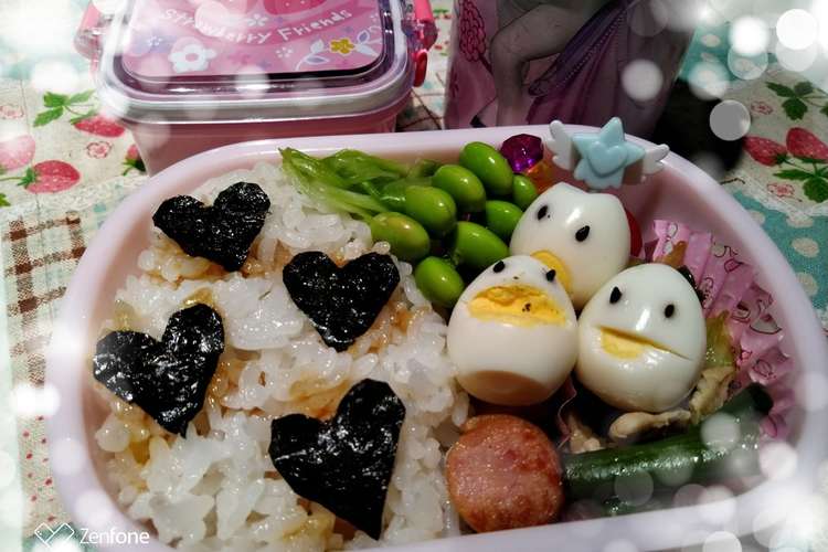 ハートのり弁 レシピ 作り方 By 芽吹きりん クックパッド 簡単おいしいみんなのレシピが366万品