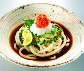 キムチのせ☆ぶっかけうどん
