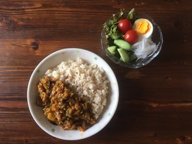 ゴーヤ入り!?絶品キーマカレー