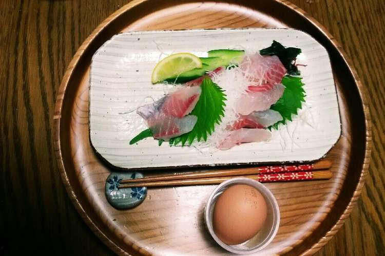 イサキの刺身の雑穀米とろろ卵かけご飯 レシピ 作り方 By フラダンス17 クックパッド 簡単おいしいみんなのレシピが360万品