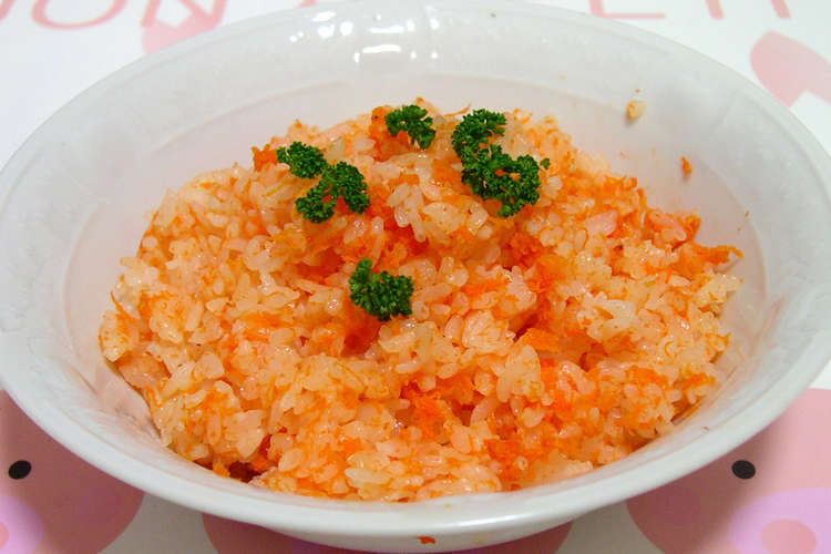 お弁当に簡単 きれい にんじんご飯 レシピ 作り方 By はやみちゃん クックパッド 簡単おいしいみんなのレシピが352万品