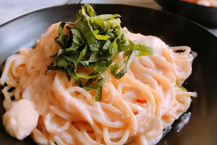 生クリームなし明太子クリームパスタ レシピ 作り方 By 知夏cy クックパッド