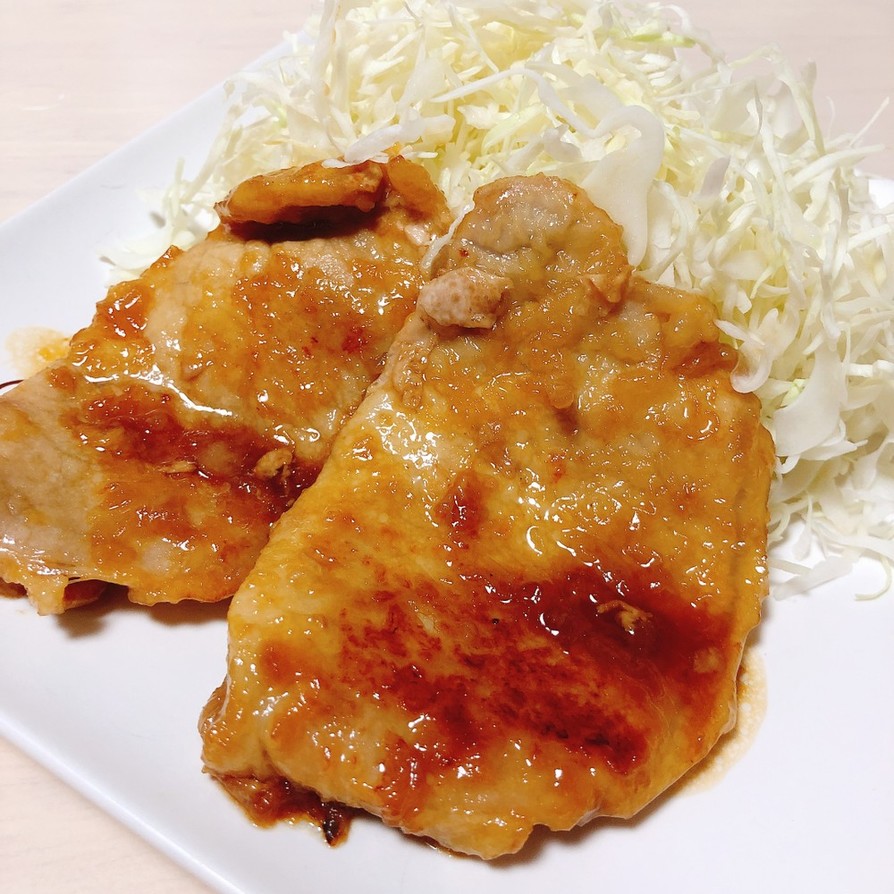 豚ロース肉のコクうま生姜焼きの画像