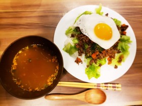 手抜き!お手軽!簡単ガパオ風ライス