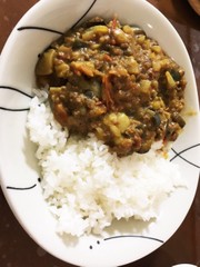キーマ風 夏野菜 カレーの写真