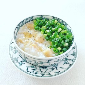 朝粥*干し貝柱の中華風薬膳がゆ