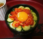 ☆簡単!美味しい♪納豆キムチ丼☆卵乗せの写真