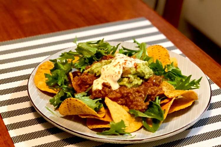 ビーフナチョス レシピ 作り方 By Samosamosa クックパッド 簡単おいしいみんなのレシピが359万品