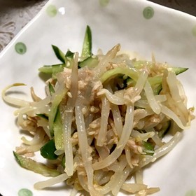 簡単やみつき☆もやしときゅうりのツナ和え