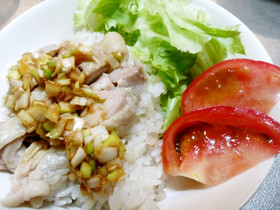 覚書・炊飯器でアジア風チキンonライス
