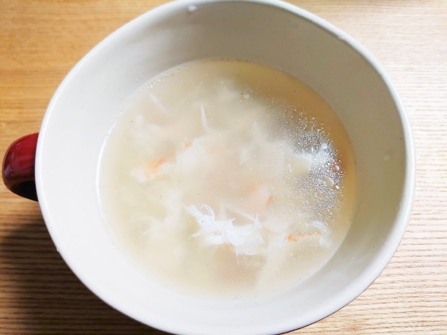 超簡単！余った卵白で淡雪中華スープ♪の画像