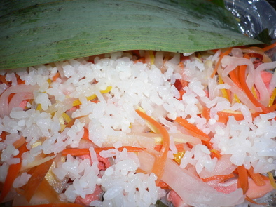 鮭の飯寿司（いずし）の写真