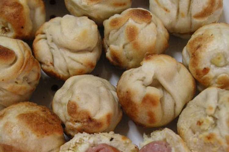 たこ焼き風 ポテトとチーズウインナー餃子 レシピ 作り方 By しほほ クックパッド 簡単おいしいみんなのレシピが360万品