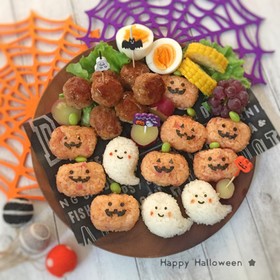 簡単&可愛いハロウィンランチ☆キャラ弁