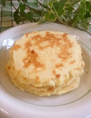 子ども作☆チーズ入り爽やかホットケーキの写真
