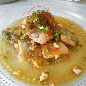 簡単で美味しい♪鮭の唐揚げおろし和え