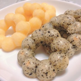 生おから焼きドーナツ◎プレーン&ゴマ味