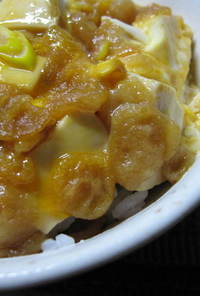 お手軽☆お豆腐と天かすの卵とじ丼