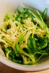 【凪めしレシピ】豆苗と切干大根のサラダ