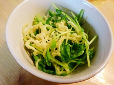 【凪めしレシピ】豆苗と切干大根のサラダの写真