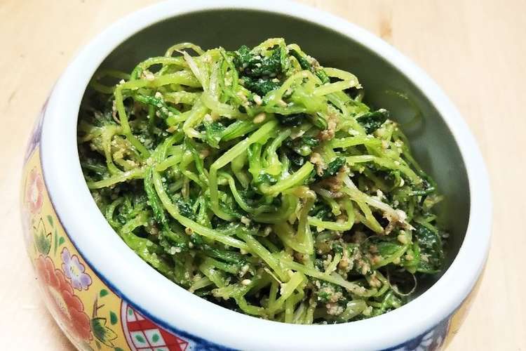 ぬき菜のごま和え レシピ 作り方 By くらまこてんぐ クックパッド 簡単おいしいみんなのレシピが352万品